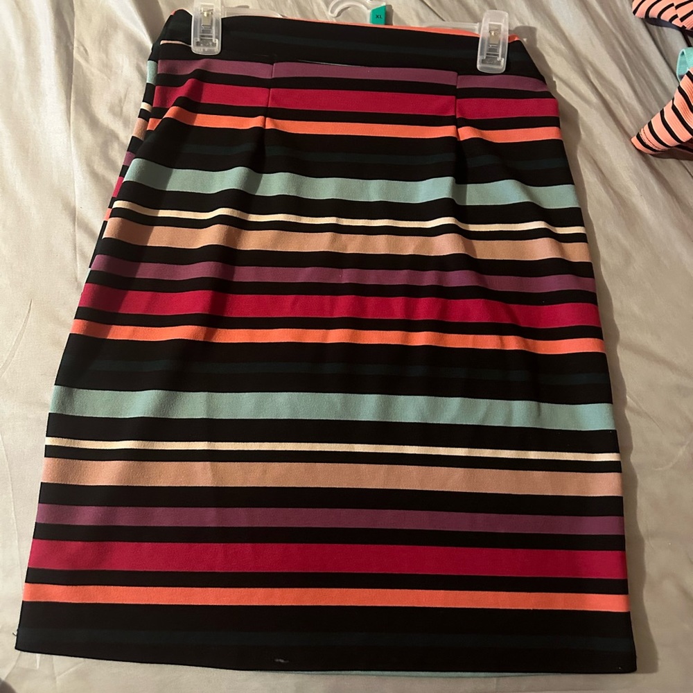 Medium Charlotte Russe 24 inch striped skirt. Has stretch worn twice